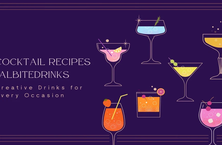 Cocktail Recipes JalBiteDrinks: Creative Drinks for Every Occasion